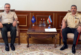 Министр обороны Азербайджана встретился с начальником штаба Командования Сухопутных войск НАТО