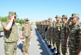Очередная группа военнослужащих Азербайджанской Армии отправилась на курсы коммандос в Турции - ВИДЕО