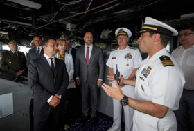 Зеленский посетил эсминец Ross ВМС США