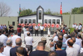В Исмаиллы открыт мемориальный комплекс, построенный в память о шехидах - ФОТО
