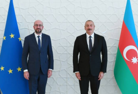 Состоялся рабочий обед Президента Азербайджана Ильхама Алиева и Президента Европейского совета Шарля Мишеля 