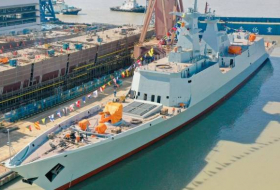 Китайцы спустили на воду третий фрегат для ВМС Пакистана
