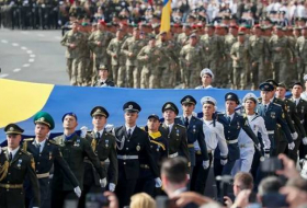 В Киеве на масштабном военном параде был продемонстрирован БПЛА «Байрактар»