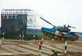 Азербайджанские танкисты вышли в полуфинал международного конкурса «Танковый биатлон» 