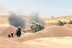В Азербайджанской Армии проходят учения артиллерийских подразделений с боевой стрельбой - Видео