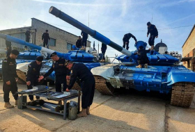 Азербайджанские танкисты, участвующие в «Танковом биатлоне», проверили техническое состояние боевых машин