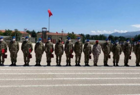 В Турции прошла церемония выпуска азербайджанских военнослужащих, прошедших «Курс горных коммандос» - Фото