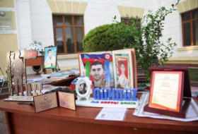 В Хазарском районе прошла презентация книги, посвященной шехиду Отечественной войны - Фото