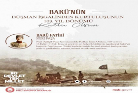 МИД Турции распространил поздравительное сообщение по случаю 103-й годовщины освобождения Баку