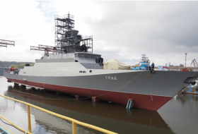 В России спущен на воду очередной малый ракетный корабль проекта 21631 «Буян-М»