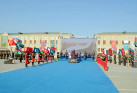 В Баку прошла церемония по случаю завершения совместных учений спецназа Азербайджана, Турции и Пакистана - Фото/Видео