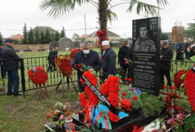 В Загатале почтили память шехидов Отечественной войны - Фото