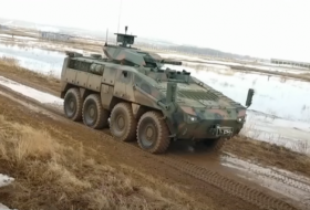 Казахстан готов принять на вооружение новую многоцелевую бронированную машину «Барыс 8х8»