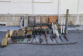 В Физули обнаружены оружие и боеприпасы