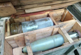 В Ходжавенде обнаружено большое количество танковых снарядов - Фото
