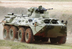 На вооружение белорусской армии поступила партия БТР-82А