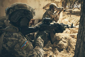 Азербайджанский спецназ продолжает тактико-специальные учения - Видео