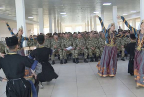 В воинской части завершились военно-учебные сборы - Видео