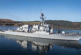 Эсминец ВМС США Porter покидает Черное море 