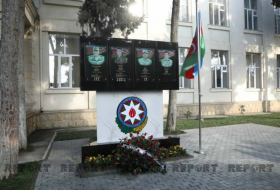 В Баку состоялось открытие мемориальной доски в честь шехидов