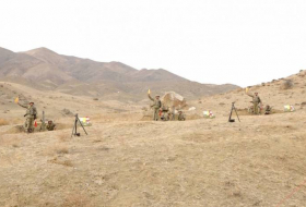 В Нахчыване проведены тактические учения с боевой стрельбой 