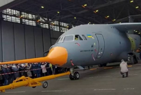 В Украине продемонстрировали образец нового военно-транспортного самолёта Ан-178