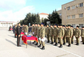 В Азербайджанской Армии состоялась церемония выпуска военнослужащих, окончивших «Курсы подготовки офицеров запаса» - Фото/Видео