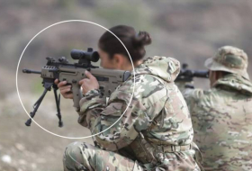 Снайперам-армянкам не по зубам винтовки азербайджанских спецназовцев