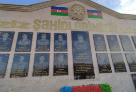 В Сальяне открыли стелу в память о шехиде Отечественной войны