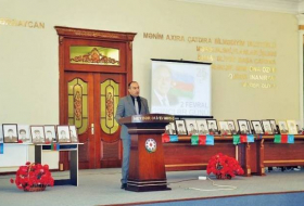 Работники сферы культуры провели мероприятия в память о шехидах Отечественной войны - Фото