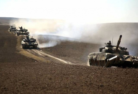 Проводятся учения механизированных и танковых частей Азербайджанской армии