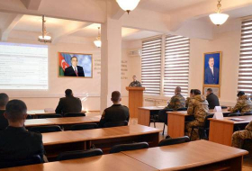 В Военной академии ВС Азербайджана проходит учебный курс НАТО - Фото