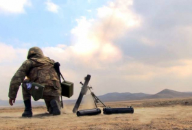Минометные подразделения Сухопутных войск Азербайджана выполнили упражнения по стрельбе - Видео