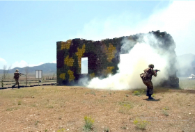 В подразделениях коммандос Азербайджанской армии проходят учебные занятия - Видео