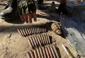 В Баку обнаружены ручная граната, взрыватель УЗРГМ и снаряды - Видео