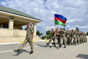 В Азербайджанской Армии состоялась церемония принятия присяги молодых солдат 