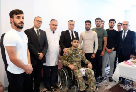 Министр здравоохранения Азербайджана посетил ветеранов, раненых во время 44-дневной войны