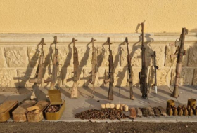 В Физули обнаружены оружие и боеприпасы