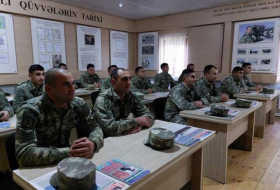 В армии Азербайджана проводятся занятия по общественно-политической подготовке