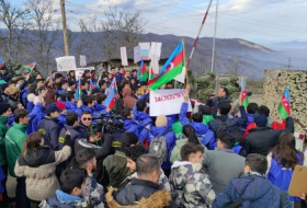 Участники акции протеста на дороге Шуша-Ханкенди распространили заявление