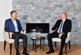 В Давосе состоялась встреча президента Азербайджана с генеральным директором Signify