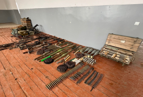 В Джeбраиле изъято большое количество боеприпасов 