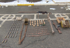 В селе Туг Ходжавендского района обнаружены оружие и боеприпасы