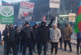 Акция протеста на дороге Ханкенди-Лачын продолжается 27-й день