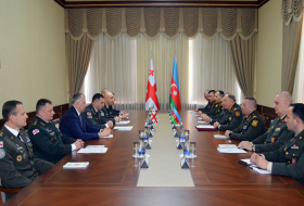 Обсуждено военное сотрудничество между Азербайджаном и Грузией - Видео