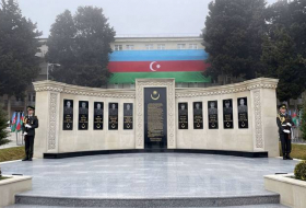 В Военном институте состоялась церемония открытия Мемориального комплекса в честь шехидов