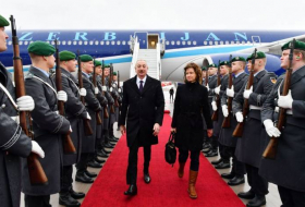 Президент Азербайджана прибыл с рабочим визитом в Германию
