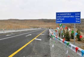 Президент Азербайджана принял участие в открытии дороги Талыш-Тапгарагоюнлу-санаторий Гашалты