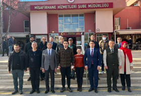 Сотрудники посольства Азербайджана посетили военнослужащих, находящихся на лечении в Турции