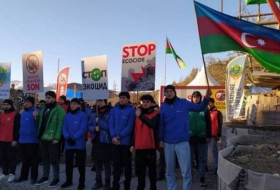 Акция на дороге Ханкенди-Лачын: на протяжении 101 дня демонстранты требуют положить конец экотеррору